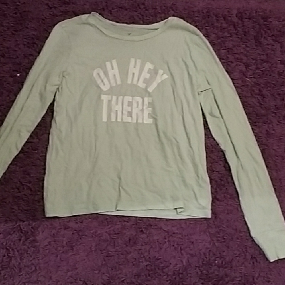 Long sleeve Mint green shirt from American Eagle!
